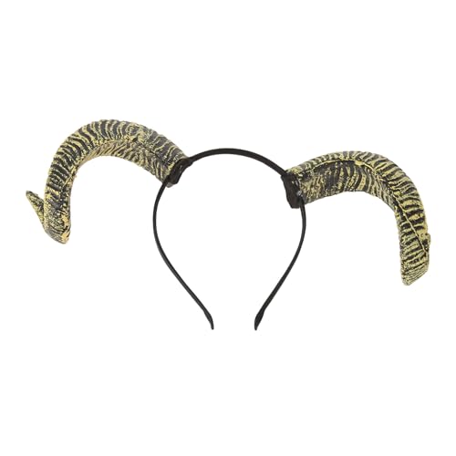 Bonbela Schaf Horn Stirnband Exquisit Einzigartige Lustige Halloween Cosplay -Party Horn Hair Hoop Accessoire Photo Requisiten Bonbela Schaf Horn Stirnband Exquisit Einzigartige Lustige Halloween Cosplay -Party Horn Hair Hoop Accessoire Photo Requisiten von Bonbela