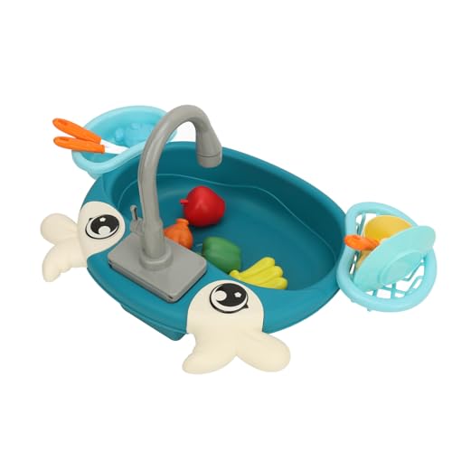 Bonbela Spielen Sie Waschbecken mit Fließendem Wasser, Elektrischer Küchen -Geschirrspüler Spielzeug Simulation Innovative Zirkulierende Wasser Interaktives Kinderkücher Spüle Spielzeug von Bonbela