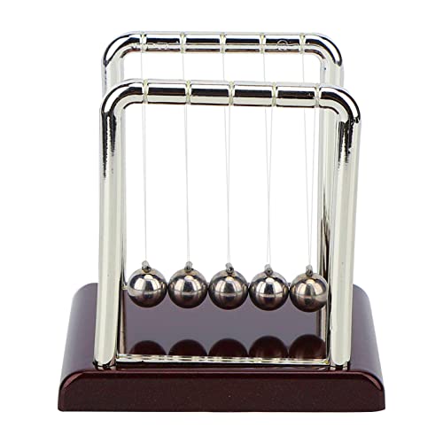 Bonbela Square Form Balance Pendel Ball Spielzeug Bildung Wissenschaftlicher Werkzeug Büro Schreibtisch Ornament (Kleiner Quadrat Billardball) von Bonbela