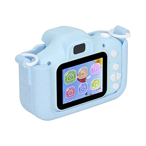 Bonbela Video Babykamera Silikon Mini Kinderkamera Spielzeug mit Transportseil für (Blau) von Bonbela