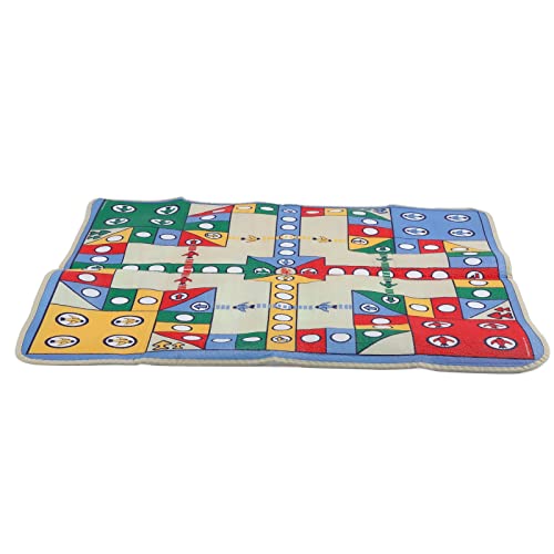 Bonbela Weiche Fliegende Schachteppich Kriecheln Kissen Eltern - -Interaktionsspieldecke (90 * 90 cm Plastikschachstücke) von Bonbela