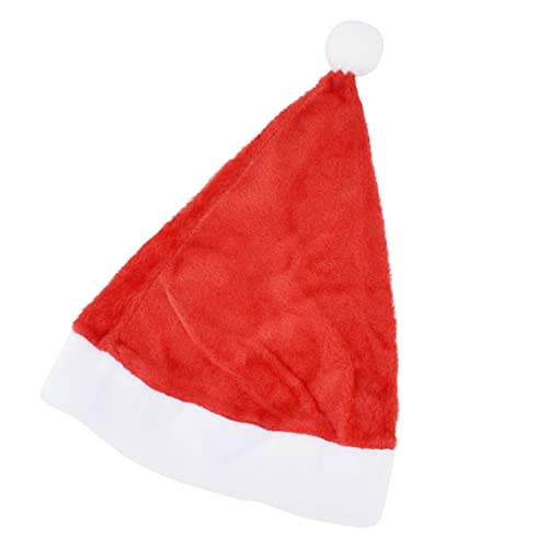 Bonbela Weihnachten Feiertagshut für Erwachsene Weihnachtsfest -Weihnachtsmütze Weiche Polyester mit 15 Warmen LEDs für Urlaubspartydekorationen und Geschenke von Bonbela