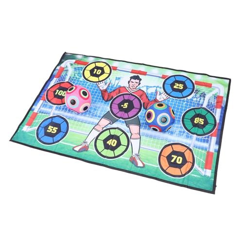 Fußballspiel Set mit 2 Bällen Luftpumpe Skill Development Matte Indoor Outdoor Hinterhof Toss Football -Tor Spiel Mädchen Sportspielzeug Sportspielzeug Fußballspiel Set mit 2 Bällen Luftpumpe Skill Development Matte Indoor Outdoor Hinterhof Toss Football -Tor Spiel Mädchen Sportspielzeug Sportspielzeug von Bonbela