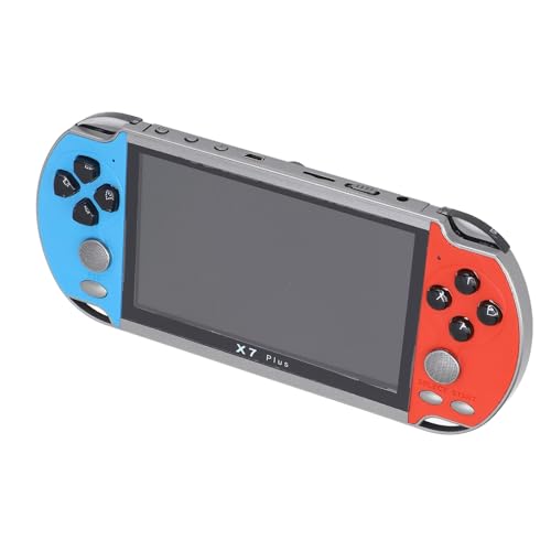 Handheld-Spielkonsole, Wiederaufladbares Tragbares Spielgerät mit 5,1-Zoll-Bildschirm, 8 GB Internem Speicher, Mehreren Vintage-Spielen für Endlosen Spielspaß Handheld-Spielkonsole, Wiederaufladbares Tragbares Spielgerät mit 5,1-Zoll-Bildschirm, 8 GB Internem Speicher, Mehreren Vintage-Spielen für Endlosen Spielspaß von Bonbela