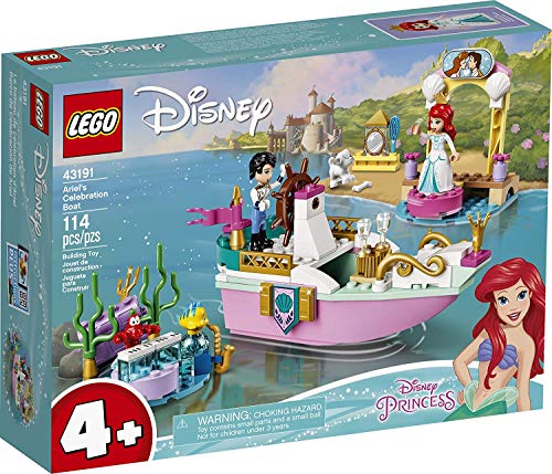 Lego Disney Ariel's Celebration Boat 43191 - Kreatives Starterset für Kinder, New 2021 (114-teilig) von Bonbell