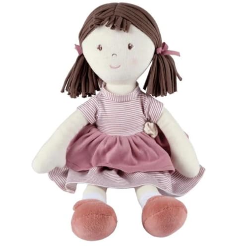 Tikiri 8565023 Bonikka Kuschelpuppe Brook, Stoffpuppe für Babys und Kinder ab 0+ Monaten, 38cm von Tikiri