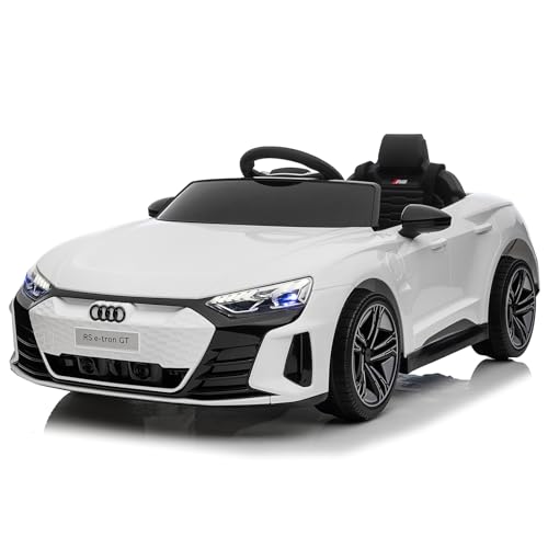 Bonnlo Kinder Elektroauto Audi TT RS e-tron GT, Elektro Kinderauto für Kinder mit 2,4 GHz Fernbedienung, Batterie 12V - 4.5AH, Weiß Bonnlo Kinder Elektroauto Audi TT RS e-tron GT, Elektro Kinderauto für Kinder mit 2,4 GHz Fernbedienung, Batterie 12V - 4.5AH, Weiß von Bonnlo