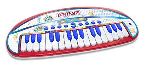 Bontempi – Tastatur, 123109, weiß/rot/blau von Bontempi