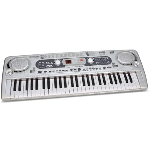 Bontempi 16 5415 Digitales Keyboard, grau von Bontempi