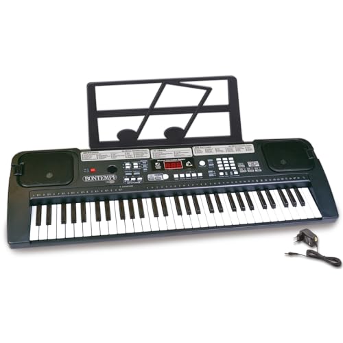 Bontempi 16 6110 6110-Digitales Keyboard 61 Midi-Tasten (C-C), Mehrfarbig von Bontempi