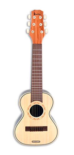 Bontempi 20 7015 Klassische-Gitarre mit 6 Metal-Saiten, Orange, Large von Bontempi
