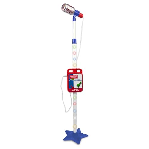 Bontempi 40 0810 MP3Stage Mic-Bühnenmikrofon mit MP3-Anschluss für vielseitige Performance, Blue Star, 210x210x1200 mm, Mehrfarbig Bontempi 40 0810 MP3Stage Mic-Bühnenmikrofon mit MP3-Anschluss für vielseitige Performance, Blue Star, 210x210x1200 mm, Mehrfarbig von Bontempi