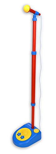 Bontempi 40 1220 Mikrofon mit Ständer oder Tischmikrofon, Merhfarbig Bontempi 40 1220 Mikrofon mit Ständer oder Tischmikrofon, Merhfarbig von Bontempi