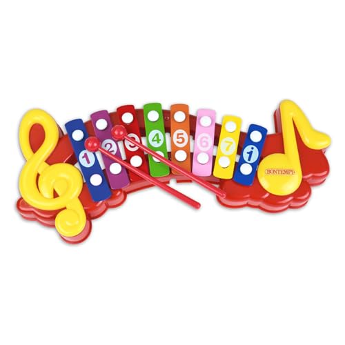 Bontempi | MiniMelodies: Xylophon mit 8 Noten für eine melodiöse Einführung in die Musik, 340x155x40 mm von Bontempi