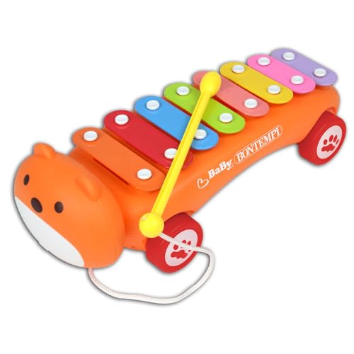 Bontempi | BabyMelody Xylophon mit Rädern für kleine Musiker, 340 x 135 x 120 mm Bontempi | BabyMelody Xylophon mit Rädern für kleine Musiker, 340 x 135 x 120 mm von Bontempi