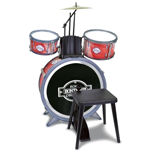 Bontempi - BeatMaster: Akku für Kleinen mit realistischen Klängen und viel Spaß, 500 x 500 x 680 mm, Farbe Rot und Schwarz, Bontempi-514506 Bontempi - BeatMaster: Akku für Kleinen mit realistischen Klängen und viel Spaß, 500 x 500 x 680 mm, Farbe Rot und Schwarz, Bontempi-514506 von Bontempi