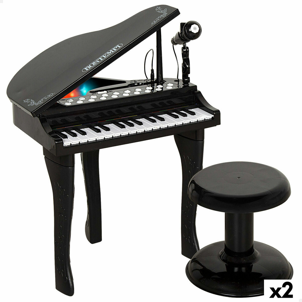 Educational Learning Piano Bontempi 40 x 62 x 33 cm (2 Units) von Bontempi