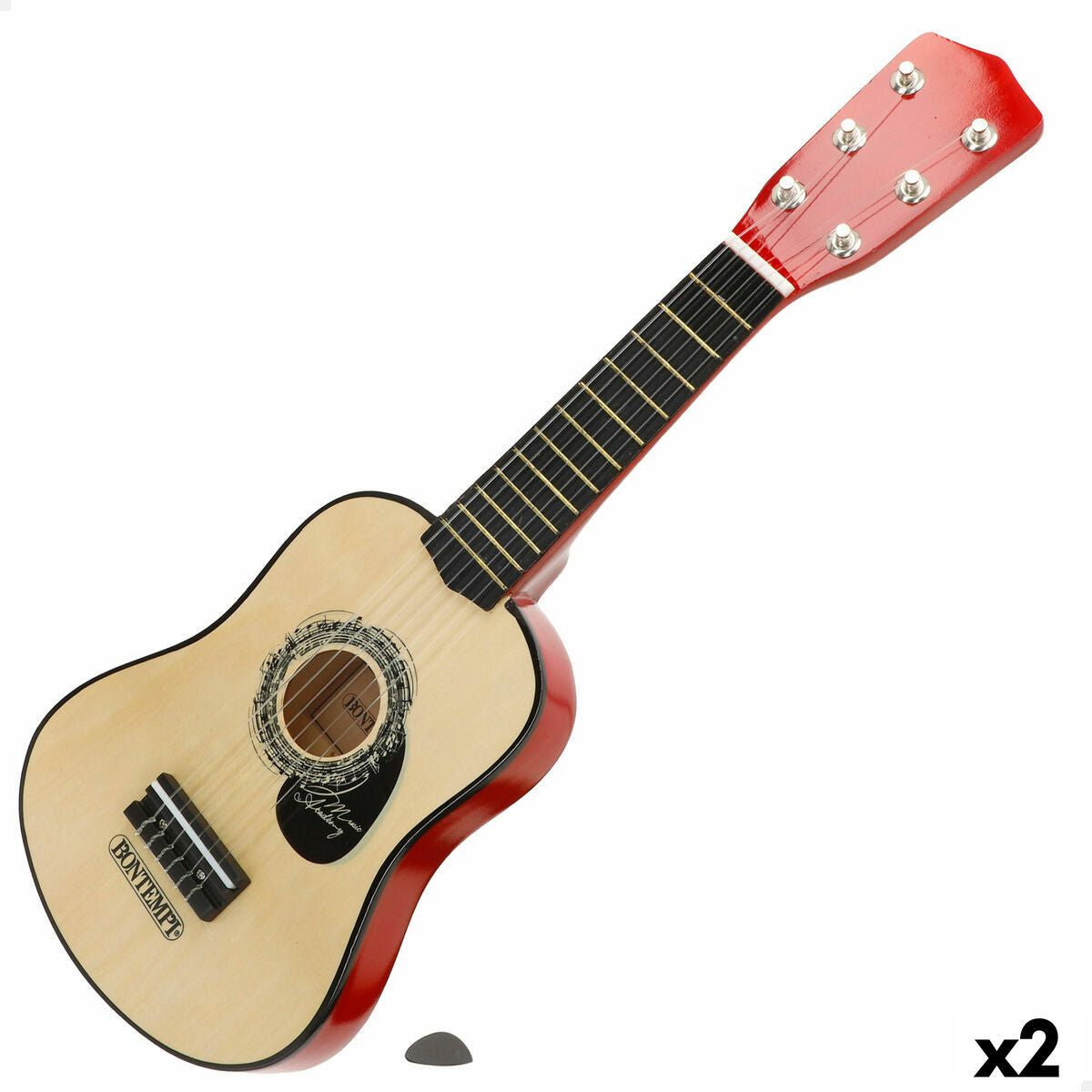 Kindergitarre Bontempi 19 x 55 x 6 cm (2 Stück) von Bontempi