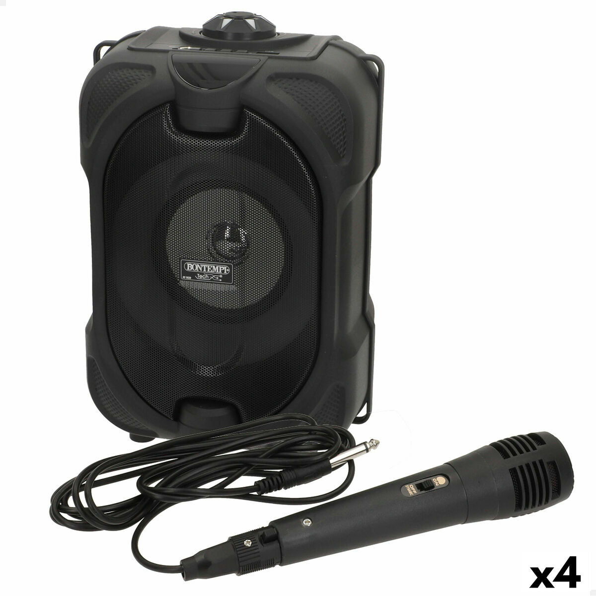 Lautsprecher mit Karaoke Mikrofon Bontempi 4 Stück Lautsprecher mit Karaoke Mikrofon Bontempi 4 Stück von Bontempi