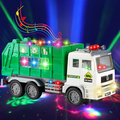 Müllauto Spielzeug,Müllwagen Spielzeug mit Sound und Licht LED Müllabfuhr Spielzeug Friktionsspielzeug Kinder ab 3 4 5 Jahren Lastwagen LKW Spielzeugauto Lernspielzeug Geschenk für Jungen Mädchen Müllauto Spielzeug,Müllwagen Spielzeug mit Sound und Licht LED Müllabfuhr Spielzeug Friktionsspielzeug Kinder ab 3 4 5 Jahren Lastwagen LKW Spielzeugauto Lernspielzeug Geschenk für Jungen Mädchen von Booaee