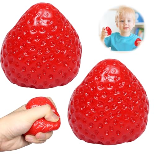 Booaee Simulation Erdbeer-Squeeze Spielzeug,Anti Stress Squishy Toy Erdbeer-Stressball Quetschspielzeug Squishy Toy Kinder Erwachsene zum Stressabbau Entspannendes Sensorisches Geburtstagsgeschenke Booaee Simulation Erdbeer-Squeeze Spielzeug,Anti Stress Squishy Toy Erdbeer-Stressball Quetschspielzeug Squishy Toy Kinder Erwachsene zum Stressabbau Entspannendes Sensorisches Geburtstagsgeschenke von Booaee