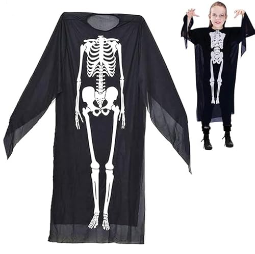 Halloween Kostüme Skelett Kostüm Kinder, 90cm Skelett Verkleiden Heloween kostüme Jungen Kostüm Skelett Kinder, Halloween Kostüm Kinder Skelett Mädchen, für Kinder Kostüm Halloween Cosplay Party Halloween Kostüme Skelett Kostüm Kinder, 90cm Skelett Verkleiden Heloween kostüme Jungen Kostüm Skelett Kinder, Halloween Kostüm Kinder Skelett Mädchen, für Kinder Kostüm Halloween Cosplay Party von Booaee