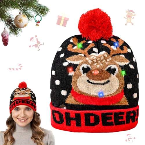 Booaee LED Weihnachtsmütze Kinder,Weihnachtsmütze Erwachsene,Nikolausmütze Weihnachtsmützen Weihnachtsmann Mütze LED Mütze Kinder Leuchtende Mütze Einheitsgröße für Weihnachtsfeier Erwachsene Kinder Booaee LED Weihnachtsmütze Kinder,Weihnachtsmütze Erwachsene,Nikolausmütze Weihnachtsmützen Weihnachtsmann Mütze LED Mütze Kinder Leuchtende Mütze Einheitsgröße für Weihnachtsfeier Erwachsene Kinder von Booaee