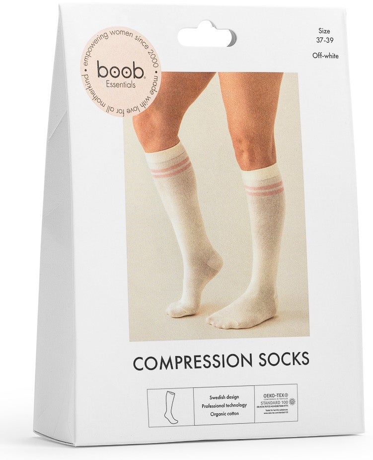 Boob Essentials Stützsocken, Off-white Boob Essentials Stützsocken, Off-white von Boob