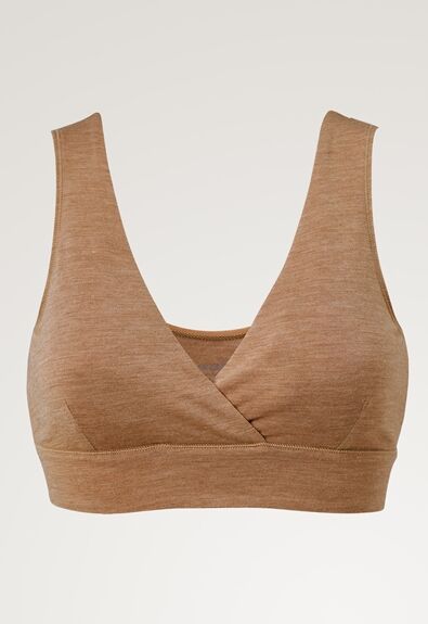 Boob Merino Woll-BH, Brown Melange, M Boob Merino Woll-BH, Brown Melange, M von Boob