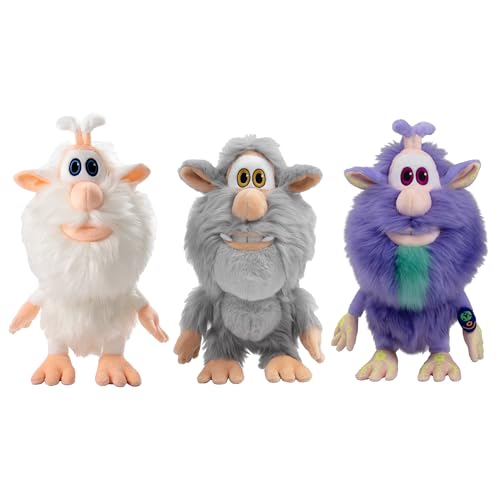 Booba Plüschtier Fan-Kollektion – Offizielle Stofftiere (30 cm) Yeti Future | Weiches Kuscheltier aus der beliebten Cartoon-Serie Kinder & Fans von Booba