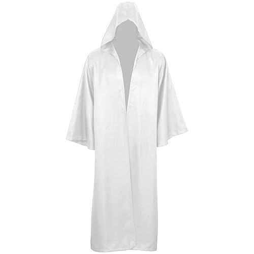 Boodtag Unisex Erwachsene Mittelalter Priester Kapuzenumhang Halloween Cosplay Outfit Elegant Gothic Kirche Robe Vampir Hexe Kostüm Verkleidung von Boodtag