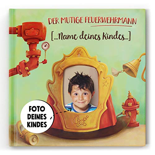Personalisiertes Kinderbuch über einen Feuerwehrmann mit Photos und Namen des Kindes Personalisierbares Kinderbuch Personalisierbare Abenteuer-Bilderbuch Geschenk zum Geburtstag für Jungen ab 3 Jahre von Bookhero