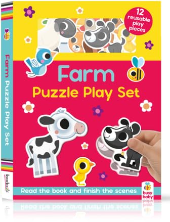 Bookoli | Busy Baby Bauernhof Puzzle-Spielset | Puzzle-Brettbuch | Interative Aktivität für Kleinkinder und Kinder Bookoli | Busy Baby Bauernhof Puzzle-Spielset | Puzzle-Brettbuch | Interative Aktivität für Kleinkinder und Kinder von Bookoli