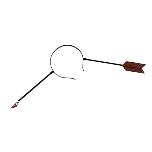Boolavard Halloween Haarreifen Horror Blut Fake Axt Sägen Messer Gothic Stirnband Prop Dekor (Pfeil) von Boolavard