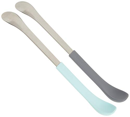 Boon B11410 SWAP Set, Mint, Silicone and Steel Toddlers, Dual-Ended Spoon, Self-Feeders, Suitable for Babies Aged 4 Months and Older Boon B11410 SWAP Set, Mint, Silicone and Steel Toddlers, Dual-Ended Spoon, Self-Feeders, Suitable for Babies Aged 4 Months and Older von Boon