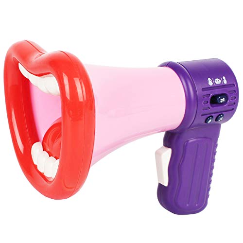 Boosns Megaphon Spielzeug Lustiges mit großem Mund Megaphon für Kinder Jungen Mädchen und Weihnachtsfeier Geschenke (Rot) von Boosns