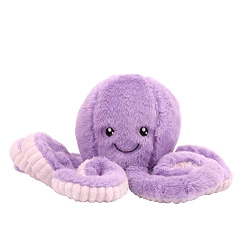 Boosns Octopus Plüschtier Cartoon-Oktopus-Plüsch-Puppe Krakenpuppe Geben Sie Kindern Geburtstagsferien (Lila, 40cm) von Boosns