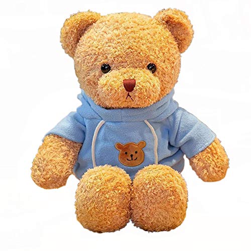 Boosns Plüsch Teddybär Einen Pullover Tragen Plüsch Bär Stofftier (Blau) von Boosns