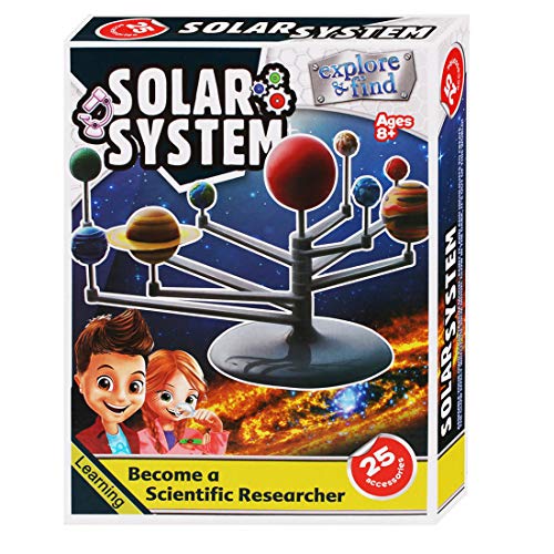 Boosns Sonnensystem Planetensatz Planetarium Modell, Kinder bunt Malerei Spielzeug von Boosns