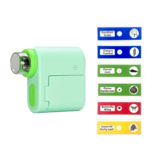 Booso Mikroskop für Kinder, 1000-Faches Digitales Handmikroskop, Tragbares Taschenmikroskop, Miniskop, USB-Mini-Mikroskop für Kinder von Booso