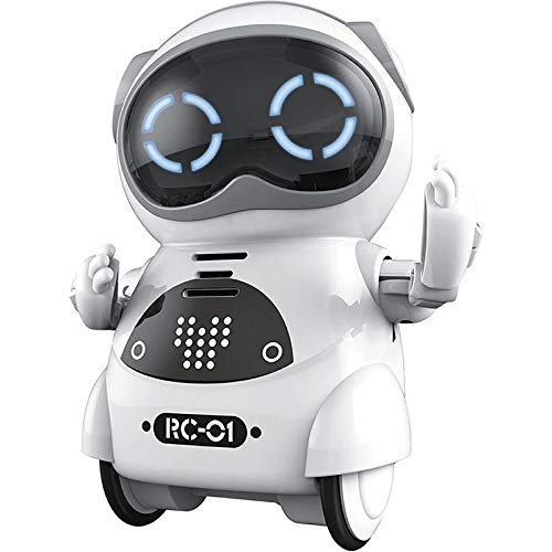 Booso Mini RC Taschenroboter für Kinder mit interaktivem Dialoggespräch, Spracherkennung, Chat-Aufnahme, Singen und Tanzen von Booso