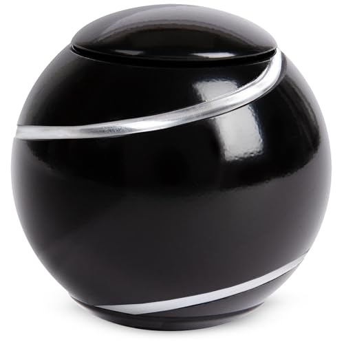 bopster Metall Spin Ball Fidget Schreibtischspielzeug – Hand Spinner, bestes Fidget-Spielzeug für Kinder, Jugendliche & Erwachsene – Stressabbau, Angstlinderung & Autismus - Schwarz von Bopster