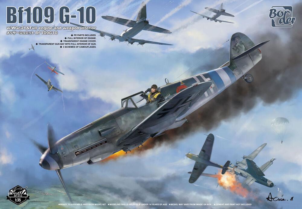 Bf 109 G-10 w/ WGr.21 & Full Engine and Weapon Interior von Border Model