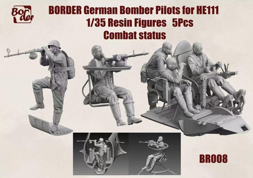 German Bomber Pilots for He 111 Combat Status (5 pcs) von Border Model