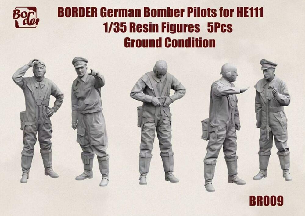 German Bomber Pilots for He 111 Ground Condition (5 pcs) von Border Model