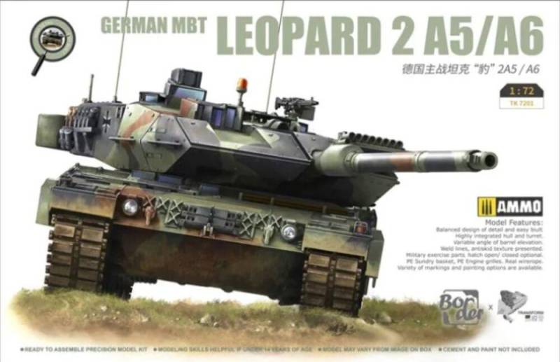German MBT Leopard 2 A5/A6 von Border Model
