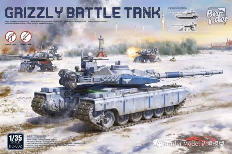 Grizzly Battle Tank von Border Model