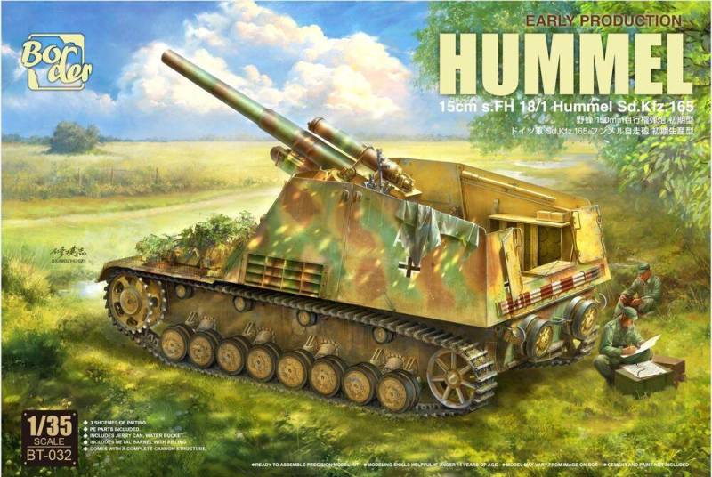 Hummel Sd.Kfz.165 15 cm s.FH 18/1 Early Production von Border Model