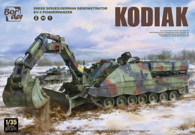 Kodiak Swiss Series/German Demonstrator EV-3 Pionierpanzer 2 in 1 von Border Model