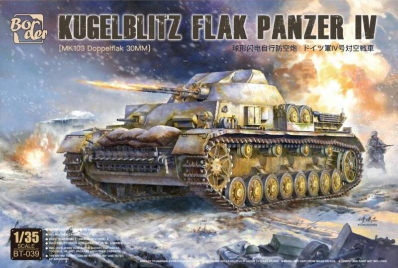 Kugelblitz Flak Panzer IV von Border Model